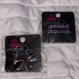 Paparazzi Purple and Pink Earrings